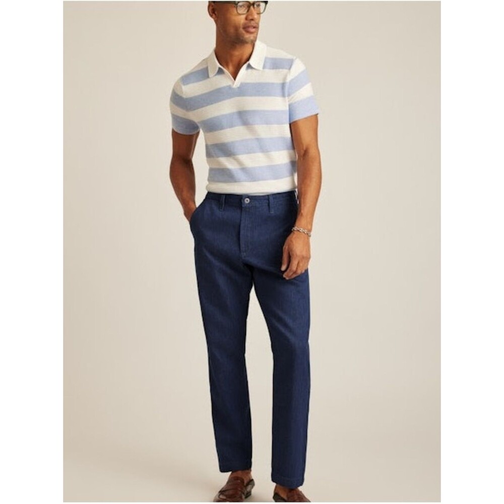 Bonobos Dark Blue Straight-Leg Jeans
